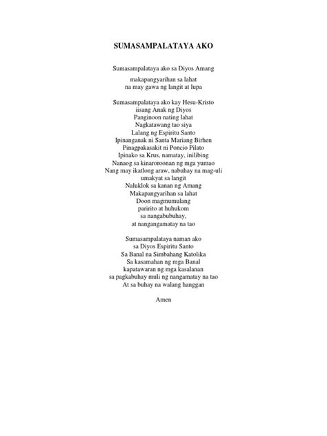 Sharing Ama Namin Song in Kapampangan .